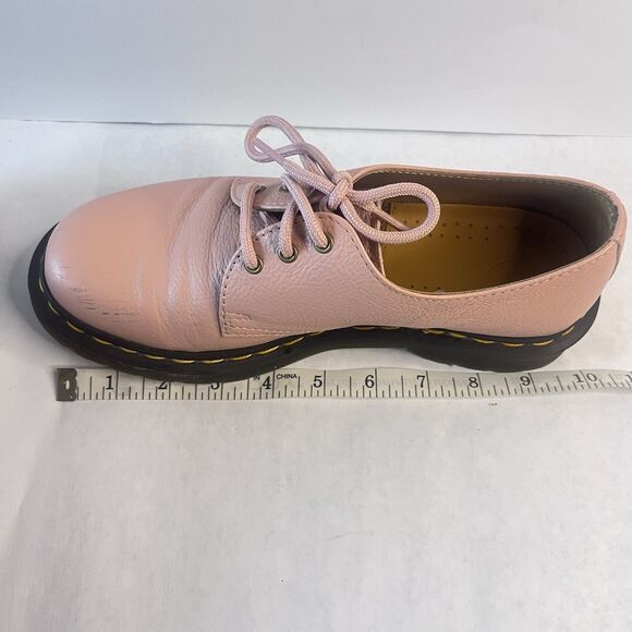 Dr. Martens 24256 Virginia Beige Pink Oxford Shoes Women's Size 7 - Picture 15 of 16